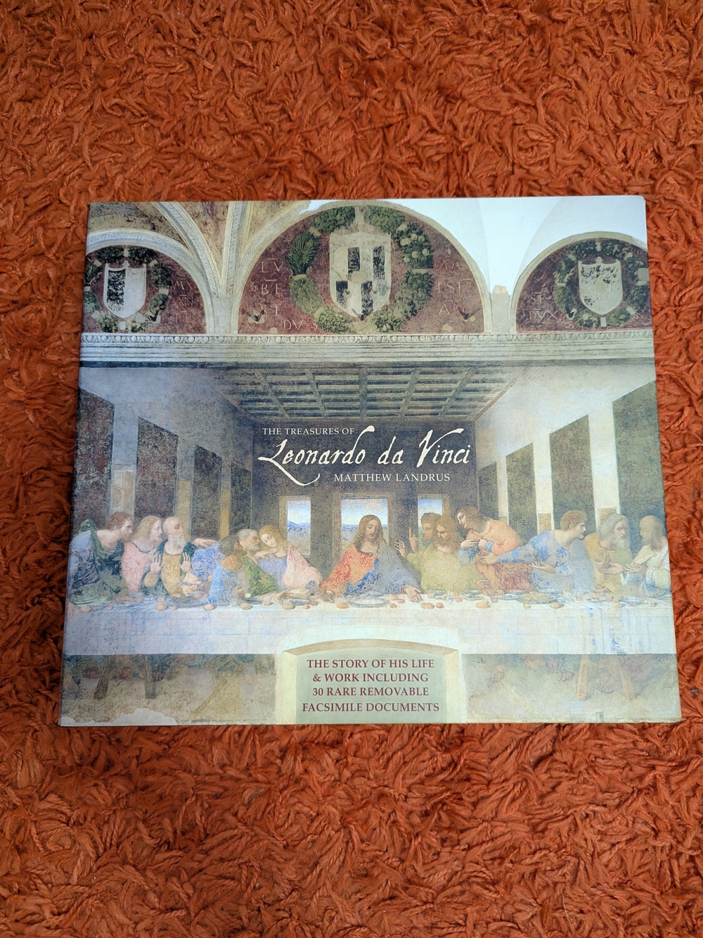 Leonardo da Vinci Treasures Hardcover Interactive Book